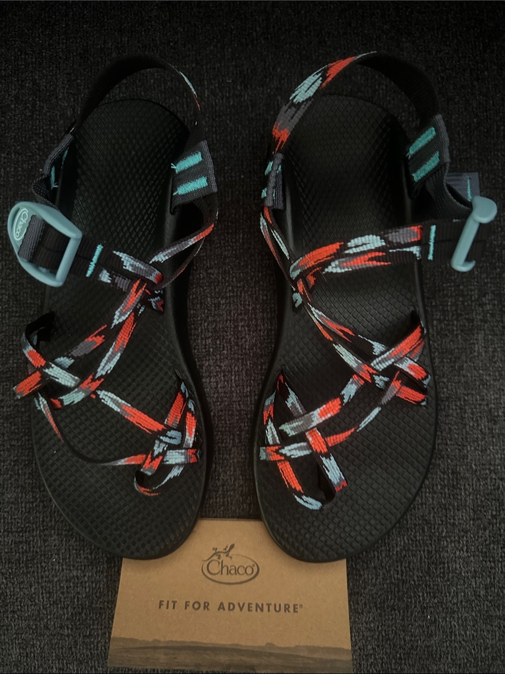 Chaco ZX2 Classic Sandal in Aerial Aqua - Picture 4 of 8